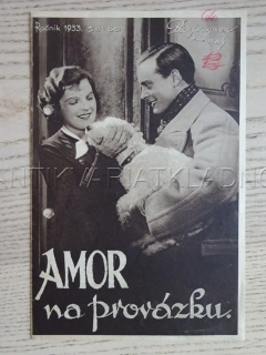 AMOR NA PROVÁZKU, M. SCHNEIDER, BIO PROGRAM Č. 66, 1933