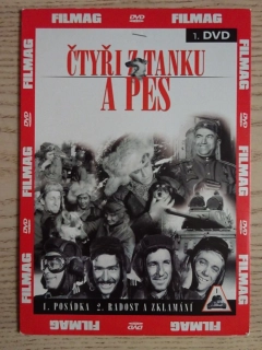 ČTYŘI Z TANKU A PES, DVD FILM ČR