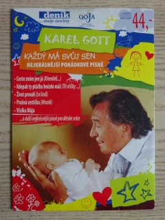 KAREL GOTT, NEJKRÁSNĚJŠÍ POHÁDKOVÉ PÍSNĚ, CD HUDBA