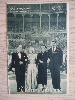 VIKTOR A VIKTORIE, H. THIMIG, BIO PROGRAM Č. 124, 1934