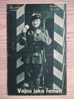 VOJNA JAKO ŘEMEN, W. WALTER, BIO PROGRAM Č. 166, 1934