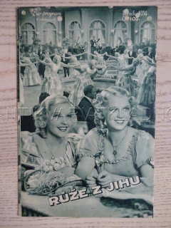 RŮŽE Z JIHU, P. HORBIGER, BIO PROGRAM Č. 195, 1934