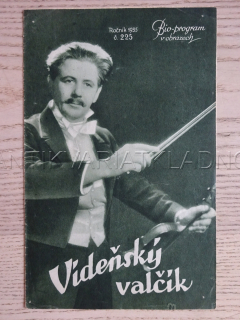 VÍDEŇSKÝ VALČÍK, P. HORBIGER, BIO PROGRAM Č. 225, 1935