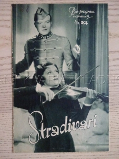 STRADIVARI, G. FRÖHLICH, BIO PROGRAM Č. 293, 1935