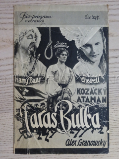 TARAS BULBA, H. BAUR, BIO PROGRAM Č. 327, 1936