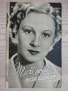MUŽI PŘED MANŽELSTVÍM, P. KLINGER, BIO PROGRAM Č. 407, 1936