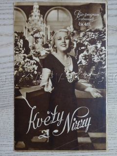 KVĚTY Z NIZZY, E. SACK, BIO PROGRAM Č. 417, 1936