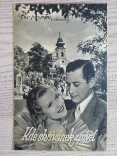 KDE SKŘIVÁNEK ZPÍVÁ, M. EGGERTH, BIO PROGRAM Č. 420, 1936