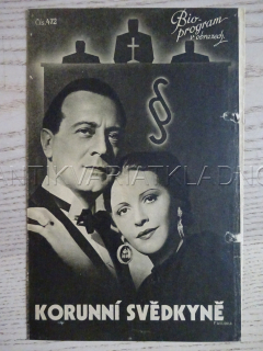 KORUNNÍ SVĚDKYNĚ, I. PETROVIČ, BIO PROGRAM Č. 472, 1937