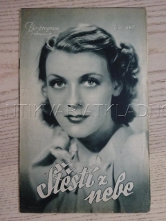 ŠTĚSTÍ Z NEBE, W. DOHM, BIO PROGRAM Č. 487, 1937