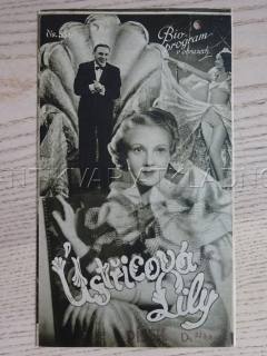 ÚSTŘICOVÁ LILY, H. THIMIG, BIO PROGRAM Č. 536, 1937
