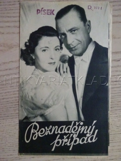 BEZNADĚJNÝ PŘÍPAD, J. JUGO, BIO PROGRAM BEZ ČÍSLA, 1939?