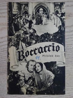 BOCCACCIO: MILOVNÍK ŽEN, R. DI NAPOLI, BIO PROGRAM BEZ ČÍSLA, 1940??