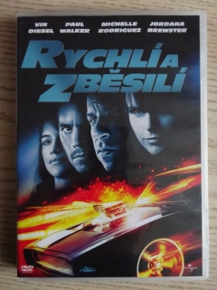 RYCHLÍ A ZBĚSILÍ, V. DIESEL, P. WALKER, DVD FILM