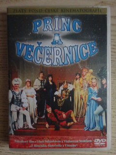 PRINC A VEČERNICE, L. ŠAFRÁNKOVÁ, V. MENŠÍK, DVD FILM POHÁDKA