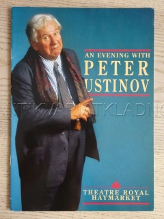 AN EVENING WITH PETER USTINOV, ANGLICKY, PROGRAM