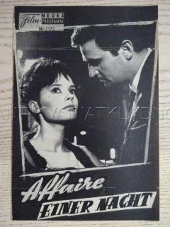 AFÉRA JEDNÉ NOCI (?), P. PETIT, NĚMECKY, BIO PROGRAM