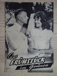DAS FRÜHSTÜCK IM GRÜNEN, P. MEURISSE, NĚMECKY, BIO PROGRAM