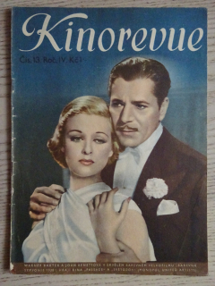 KINOREVUE, Č. 13, 1937, JOAN BENNETT, WARNER BAXTER