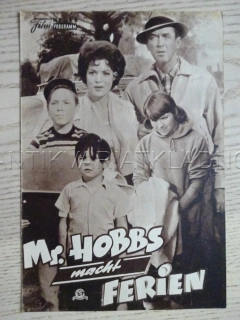 MR. HOBBS TAKES A VACATION, J. STEWART, NĚMECKY, BIO PROGRAM