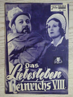 ŠEST ŽEN JINDŘICHA VIII., CH. LAUGHTON, NĚMECKY, BIO PROGRAM