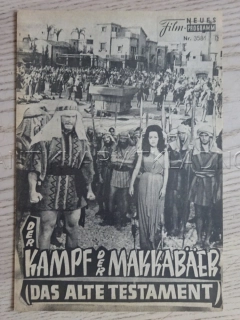 DER KAMPF DER MAKKABAER, B. HARRIS, J. HESTON, NĚMECKY, BIO PROGRAM