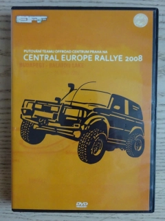 CENTRAL EUROPE RALLYE 2008, BUDAPEŠŤ, DVD FILM