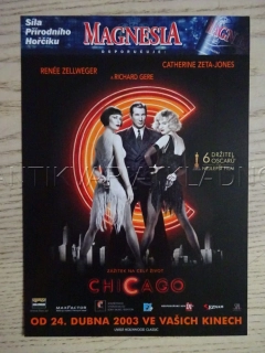 CHICAGO, C. ZETA-JONES, R. GERE, FILMOVÝ LETÁK