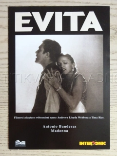 EVITA, MADONNA, A. BANDERAS, FILMOVÝ LETÁK