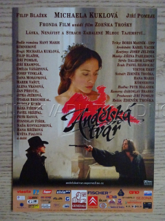 ANDĚLSKÁ TVÁŘ, M. KUKLOVÁ, FILMOVÝ LETÁK