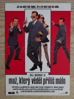 MUŽ, KTERÝ VĚDĚL PŘÍLIŠ MÁLO, B. MURRAY, FILMOVÝ LETÁK