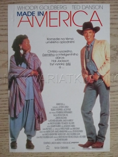 MADE IN AMERICA, W. GOLDBERG, T. DANSON, FILMOVÝ LETÁK