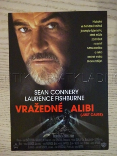 VRAŽEDNÉ ALIBI, S. CONNERY, FILMOVÝ LETÁK
