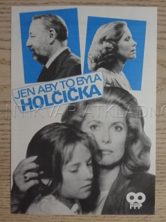 JEN ABY TO BYLA HOLČIČKA, L. ULLMANN, FILMOVÝ LETÁK