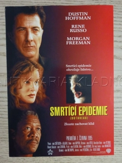 SMRTÍCÍ EPIDEMIE, D. HOFFMAN, R. RUSSO, FILMOVÝ LETÁK