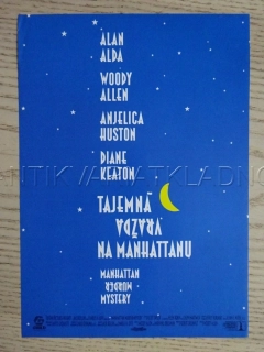 TAJEMNÁ VRAŽDA NA MANHATTANU, FILMOVÝ LETÁK