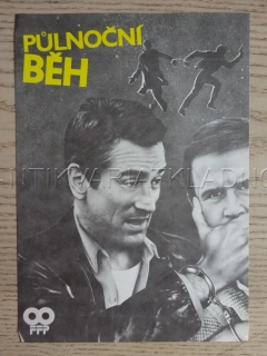 PŮLNOČNÍ BĚH, R. DE NIRO, CH. GRODIN, OBOUSTRANNÝ FILMOVÝ LETÁK