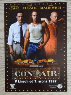 CON AIR, N. CAGE J. CUSACK, J. MALKOVICH, FILMOVÝ LETÁK