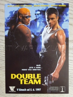 DOUBLE TEAM, J.-C. VAN DAMME, M. ROURKE, FILMOVÝ LETÁK