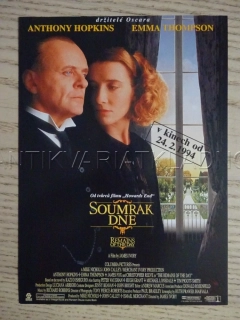 SOUMRAK DNE, A. HOPKINS, E. THOMPSON, FILMOVÝ LETÁK