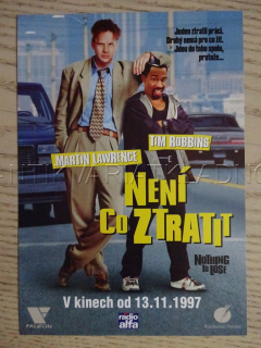 NENÍ CO ZTRATIT, M. LAWRENCE, T. ROBBINS, FILMOVÝ LETÁK