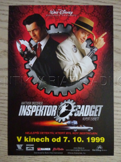 INSPEKTOR GADGET, M. BRODERICK, R. EVERETT, FILMOVÝ LETÁK