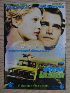 ŠÍLENÁ LÁSKA, CH. O'DONNELL, D. BARRYMORE, FILMOVÝ LETÁK