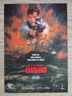 ÚTĚK Z ABSOLOMU, FILMOVÝ LETÁK