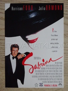 SABRINA, H. FORD, J. ORMOND, FILMOVÝ LETÁK