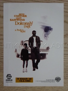 DOKONALÝ SVĚT, K. COSTNER, C. EASTWOOD, FILMOVÝ LETÁK