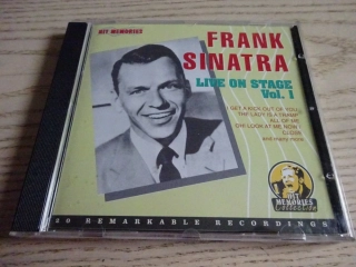 FRANK SINATRA, LIVE ON STAGE, CD HUDBA