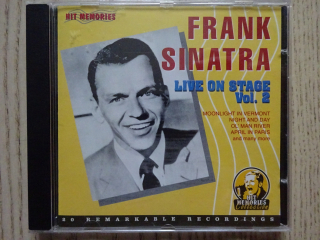 FRANK SINATRA, LIVE ON STAGE VOL. 2, CD HUDBA