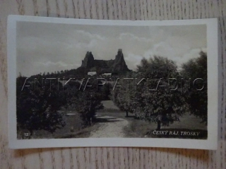 TROSKY, ČESKÝ RÁJ, OKRES SEMILY, POHLEDNICE 3