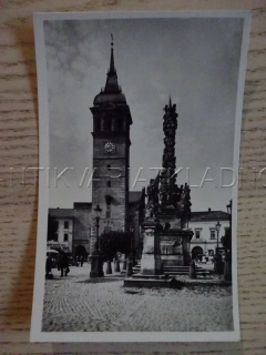 VYŠKOV, RADNICE, MARIÁNSKÝ SLOUP, POHLEDNICE 54